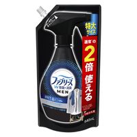 【アウトレット】ファブリーズ MEN W除菌+消臭 クールアクアの香り 詰め替え用 特大サイズ 640mL 1個 消臭スプレー P＆G　抗菌