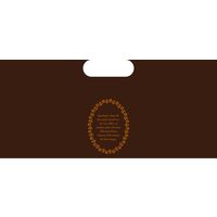 ヤマニパッケージ ショコラバッグ L 20-1462 1ケース（500枚：100枚ポリ袋入）（直送品）