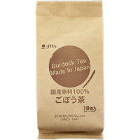 ゼンヤクノー 国産原料100％ごぼう茶 （2g×18バッグ）×10セット（直送品）