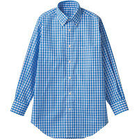住商モンブラン MONTBLANC（モンブラン） シャツ 兼用 長袖 ブルーチェック SS CG2503-4 1枚（直送品）