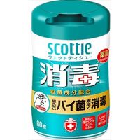 日本製紙クレシア スコッティウェット消毒本体80枚 4901750770303 1セット（12個）（直送品）
