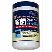 JEL除菌ウエットシート100枚ボトル 4957434002574 1セット（10個） 昭和紙工（直送品）