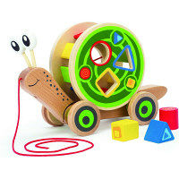 Hape ウォーク ア ロング スネイル E0349A（直送品）