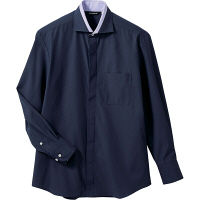 住商モンブラン MONTBLANC（モンブラン） シャツ 兼用 長袖 ネイビー/ラベンダー S BF2601-9 1枚（直送品）