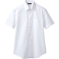 住商モンブラン MONTBLANC（モンブラン） シャツ 兼用 半袖 白 BS2582-2