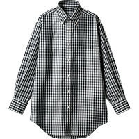 住商モンブラン MONTBLANC（モンブラン） シャツ 兼用 長袖 黒チェック 5L CG2503-1 1枚（直送品）
