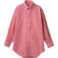 住商モンブラン MONTBLANC（モンブラン） シャツ 兼用 長袖 レッドチェック L CG2503-7 1枚（直送品）