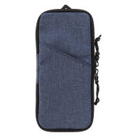 コンター　ラウンドペンケース　シャンブレーブルー　デルフォニックス