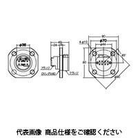 オムロン ファイバユニット フランジ 4ch E32ーVF4 1個（直送品）