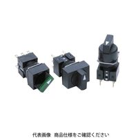 オムロン ツマミ形セレクタスイッチ(分離形)(丸胴形φ16) はんだづけ端子タイプ 黒 A165SーJ2Aー2 1セット(3個)（直送品）