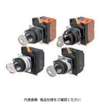 オムロン 3ノッチ キー形セレクタスイッチ A22NKー3MMー01BAーP121 1セット(2個)（直送品）