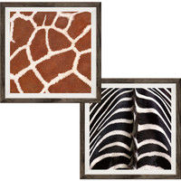 マッチングジャパン フチなし ラミあり フレームステッカー リアル動物『動物_29』 CO-9071-AS 1個(2枚セット)（直送品）