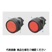 オムロン 押ボタンスイッチ 操作部 赤 A22NZーBNAーNRA 1セット(9個)（直送品）