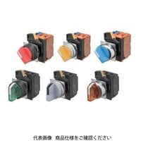 オムロン 非照光 3ノッチ セレクタスイッチ 赤 A22NSー3MBーNRAーP201ーNN 1セット(3個)（直送品）
