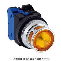 IDEC φ30 TWNシリーズ 照光押ボタンスイッチ 突形フルガード付 アンバー ALFN22202DNA 1個（直送品）