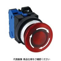 IDEC φ30 TWNシリーズ 照光押ボタンスイッチ 大形プッシュロックターンリセット形 赤 AVLN32231DNR 1個（直送品）