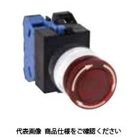 IDEC φ22 TWシリーズ 照光押ボタンスイッチ 中形φ29ボタン プッシュロックターンリセット 赤 AVLW31120DR 1個（直送品）