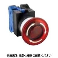IDEC φ22 TWシリーズ 照光押ボタンスイッチ 大形φ40ボタン プッシュロックターンリセット 赤 AVLW41122DR 1個（直送品）