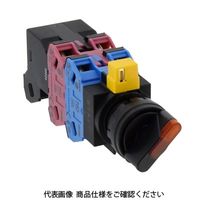 IDEC φ22 HWシリーズ 照光セレクタスイッチ 3ノッチ アンバー HW1Fー304M2A 1個（直送品）