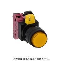 IDEC φ22 HWシリーズ 照光押ボタンスイッチ 丸突形 黄 HW1LーA220D2Y 1個（直送品）