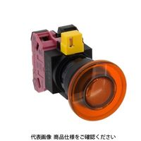 IDEC φ22 HWシリーズ 照光押ボタンスイッチ 大形 アンバー HW1LーA422Q4A 1個（直送品）