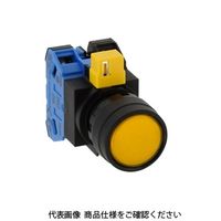 IDEC φ22 HWシリーズ 照光押ボタンスイッチ 丸平形 黄 HW1LーM140M2Y 1個（直送品）