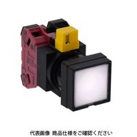 IDEC φ22 HWシリーズ 照光押ボタンスイッチ 角平形 ピュアホワイト HW2LーA111Q3PW 1個（直送品）