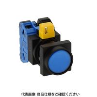 IDEC φ22 HWシリーズ 照光押ボタンスイッチ 角丸平形 青 HW3LーA110Q4S 1個（直送品）