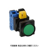 IDEC φ22 HWシリーズ 照光押ボタンスイッチ 角丸平形 緑 HW3LーA122Q3G 1個（直送品）