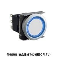 IDEC フラッシュシルエットLBWシリーズ 照光押ボタンスイッチ 丸形 青 LBW6MLーM1RT11VWS 1個（直送品）