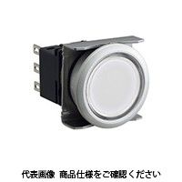 IDEC フラッシュシルエットLBWシリーズ 照光押ボタンスイッチ 丸形 ピュアホワイト LBW6MLーM1RT14PW 1個（直送品）