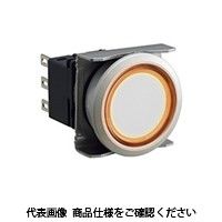 IDEC フラッシュシルエットLBWシリーズ 照光押ボタンスイッチ 丸形 アンバー LBW6MLーM1RT24VWA 1個（直送品）
