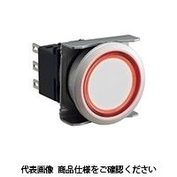 IDEC フラッシュシルエットLBWシリーズ 照光押ボタンスイッチ 丸形 赤 LBW6MLーM1RT24WR 1個（直送品）
