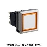 IDEC フラッシュシルエットLBWシリーズ 照光押ボタンスイッチ 正角形 アンバー LBW7MLーM1RT24VWA 1個（直送品）