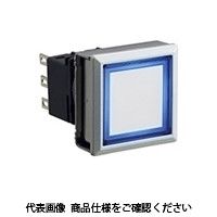 IDEC フラッシュシルエットLBWシリーズ 照光押ボタンスイッチ 正角形 青 LBW7MLーM1RT24WS 1個（直送品）