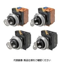 オムロン 3ノッチ キー形セレクタスイッチ A30NKー3MRー01CAーP221 1セット(2個)（直送品）