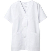 住商モンブラン MONTBLANC（モンブラン） 調理衣 レディス 半袖 白 4L 1-012 1枚（直送品）