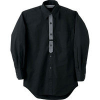 住商モンブラン Careermate（キャリアメイト） シャツ 兼用 長袖 黒 L MC7425 1枚（直送品）