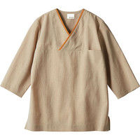 住商モンブラン Onibegie（R）（オニベジ） プルオーバー兼用 7分袖 ベージュ/オニオン S OV6502-3 1枚（直送品）