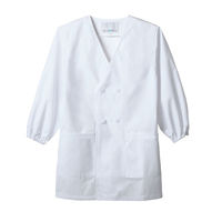 住商モンブラン MONTBLANC（モンブラン） ダブル型給食衣 児童用 長袖 白 8号 PE101-2 1枚（直送品）