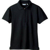 住商モンブラン MONTBLANC（モンブラン） ポロシャツ 兼用 半袖 袖ネット付 黒 SS 2-572 1枚（直送品）