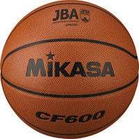 ミカサ】 女子用（一般・大学・高校・中学） バスケットボール 6号球 3個セット（検定球・茶色・人工皮革使用）CF600（直送品）