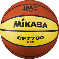 ミカサ】 男子用（一般・大学・高校・中学） バスケットボール 7号球 （検定球・茶/黄・日本製の特殊天然皮革使用） CF7700-NEO（直送品）