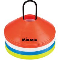 ミカサ マーカーコーン40枚セット（各色10枚ずつ） オレンジ/白/黄/青色（マーカー：高さ5cm、直径19cm）総重量：1.3kgCO40-MINI