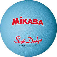 ミカサ】 小学生用 ソフトドッジボール 0号球 サックスブルー（水色） 3個セット（直径約16cm、ゴム素材、重量約170g）D0-SOFT S（直送品）