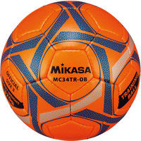 ミカサ】 サッカートレーニングボール （重量約350-390g 3号サイズ・4号球相当の重量）オレンジ青 MC34TR-OB（直送品）