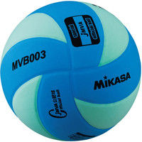 ミカサ】 日本混合バレーボール協会公式試合球（直径約21cm、重量約240g） 青緑 MVB003（直送品）