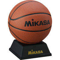 ミカサ】 記念品用バスケットマスコットボール 貼り、化粧ケース入、直径約16.5cm 茶色 PKC3-B 2個（直送品）