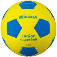 ミカサ スマイルサッカー3号 EVA 約150g 黄/青 SF3J-YBL 1セット(2個)