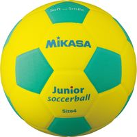 ミカサ スマイルサッカー4号 EVA 約180g 黄/緑 SF4J-YLG 1セット(2個)